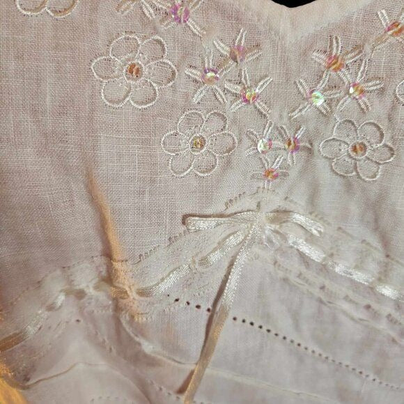 Vintage, Richard Malcolm, Irish Linen, size M, off white.