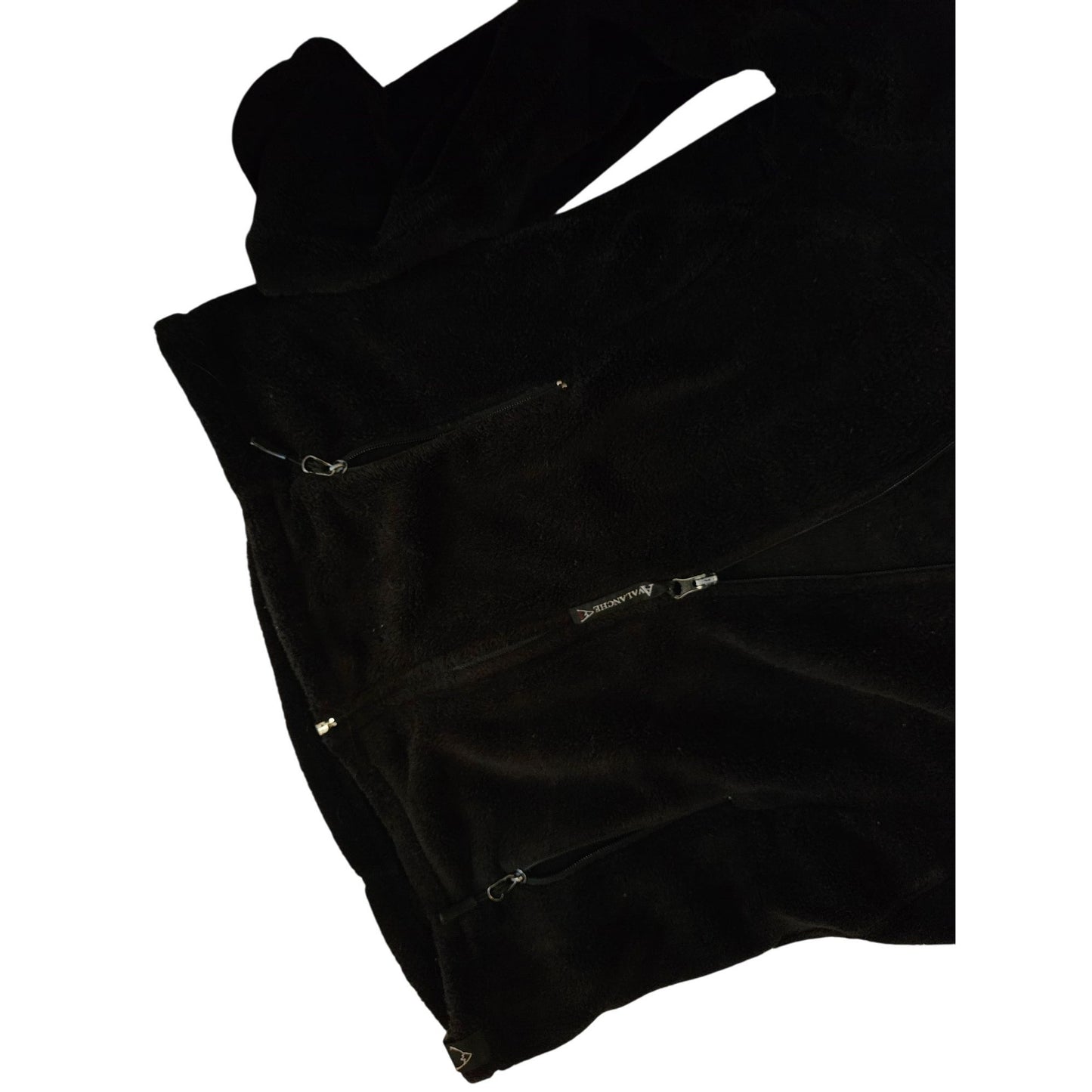 Avalanche Brown Fleece Jacket With Full-Zip Front Closure & Zippered Pockets For Outdoor Wear