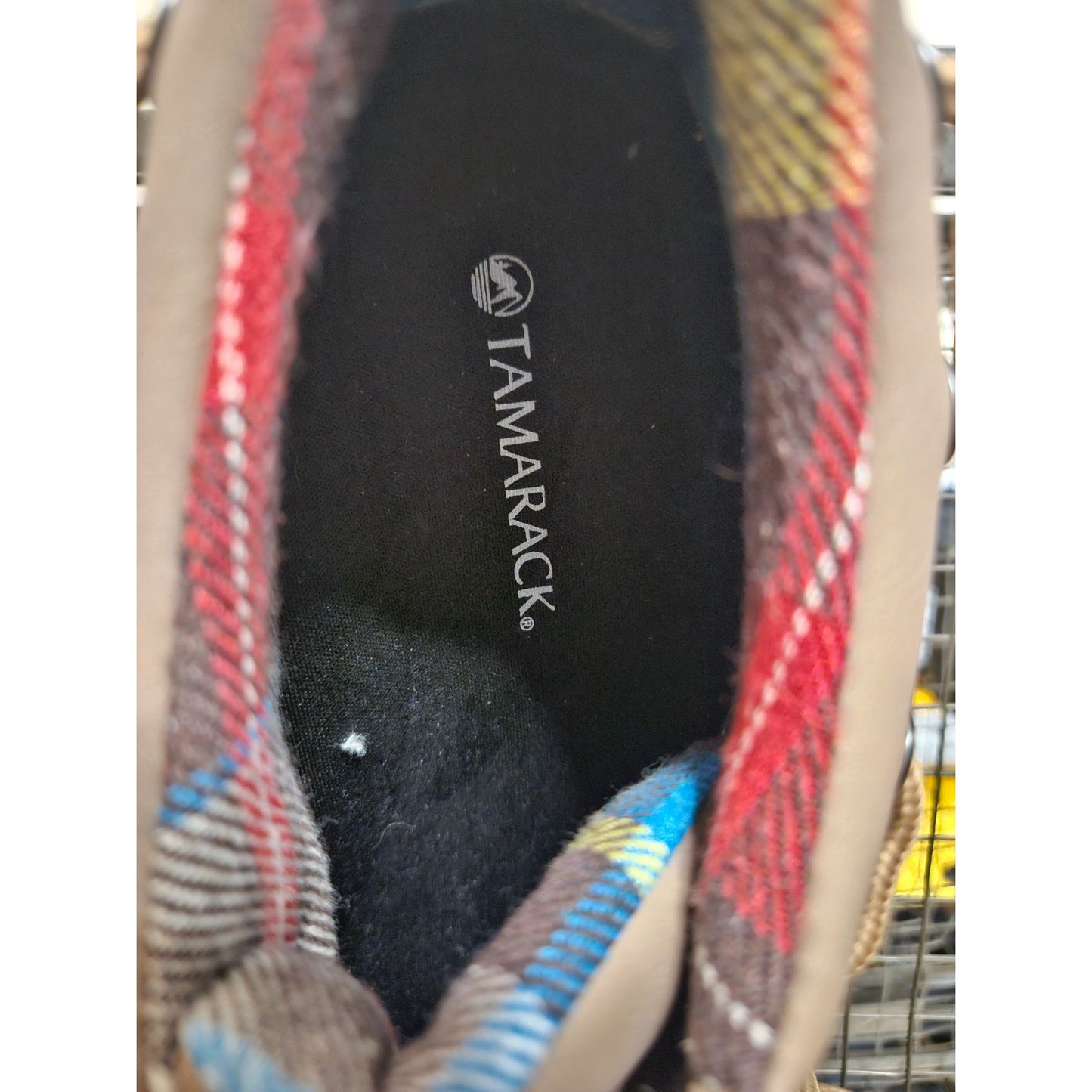 Tamarack Womens Size 8 Duck Boots With Plaid Lining & Lace-Up Closure