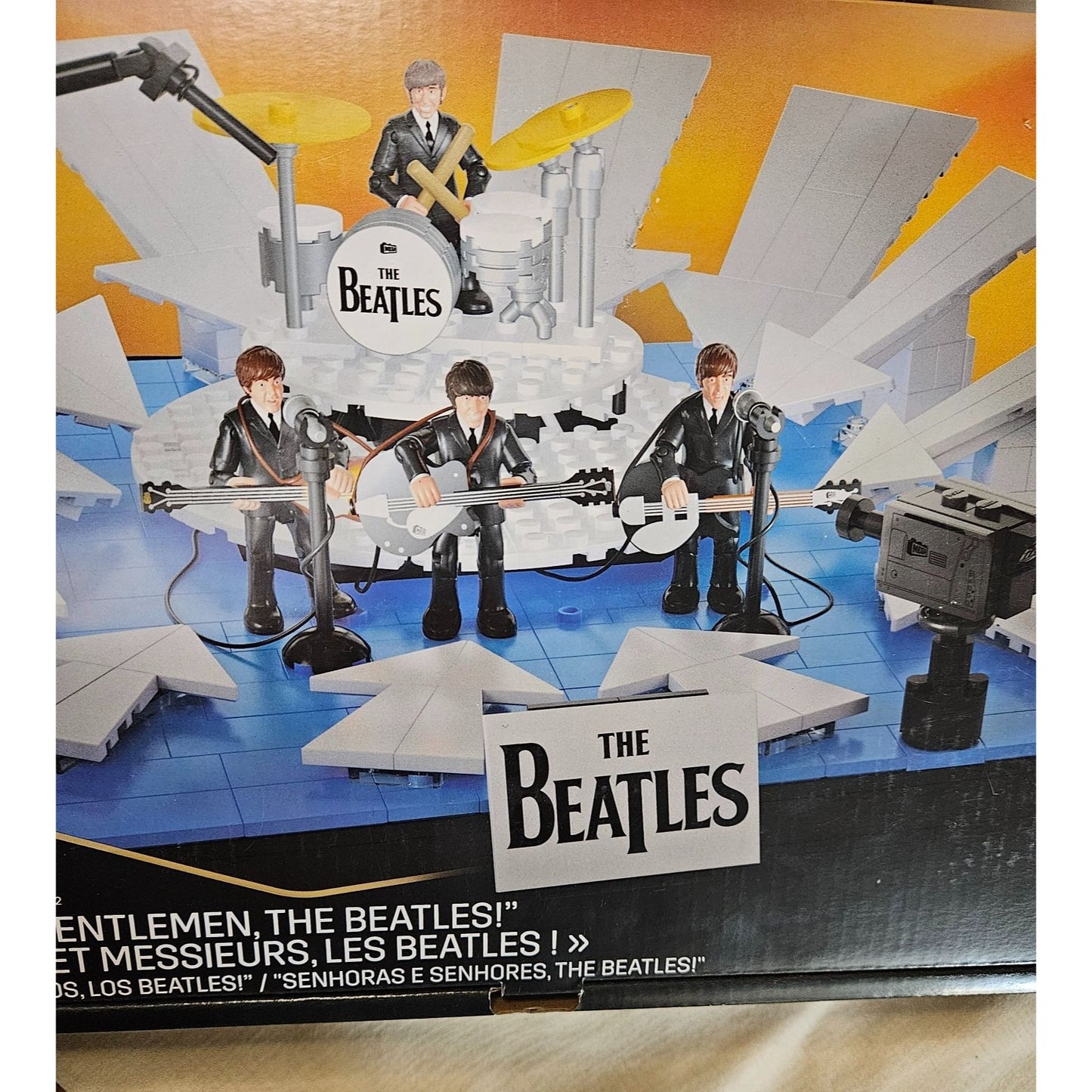 Mega The Beatles Ed Sullivan Show Building Set Brandnew 681 Pcs 18+ Collectors Edition