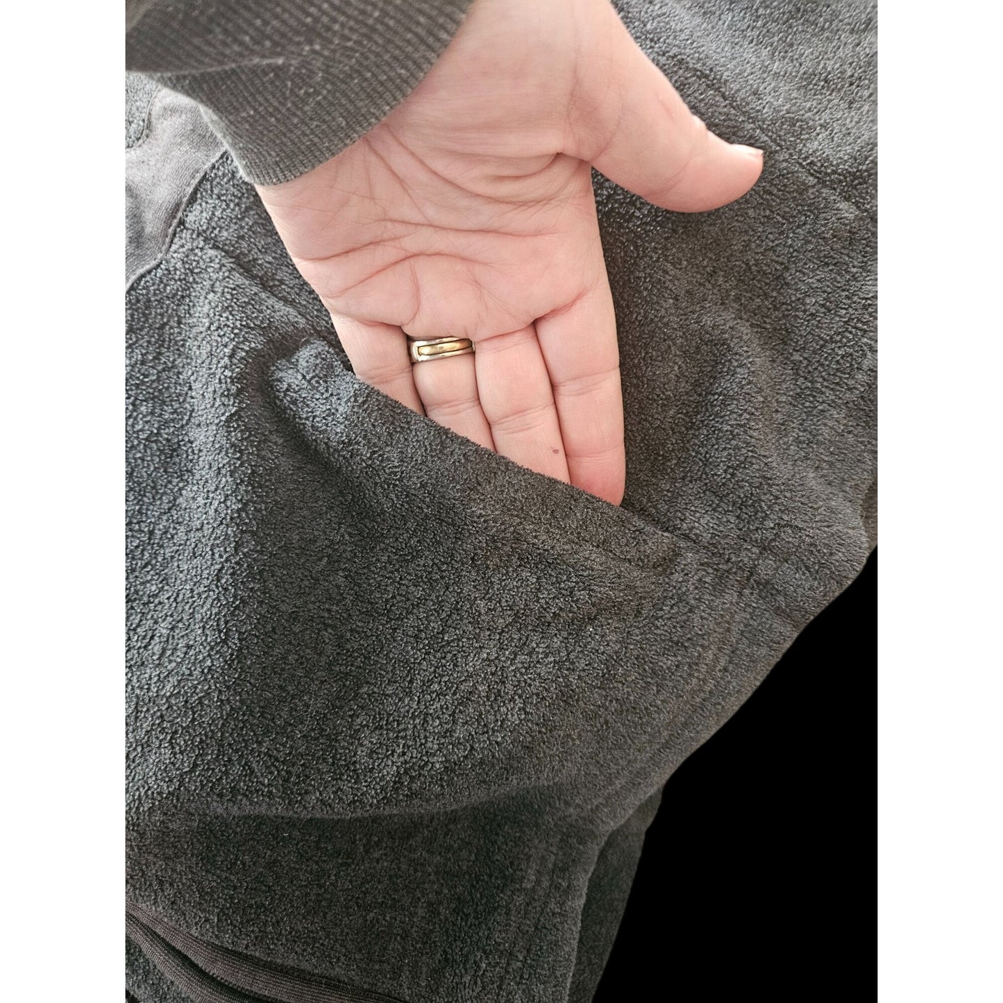 Karen Scott Sport Womens Zip-Up Sherpa Jacket With Adjustable Waist.