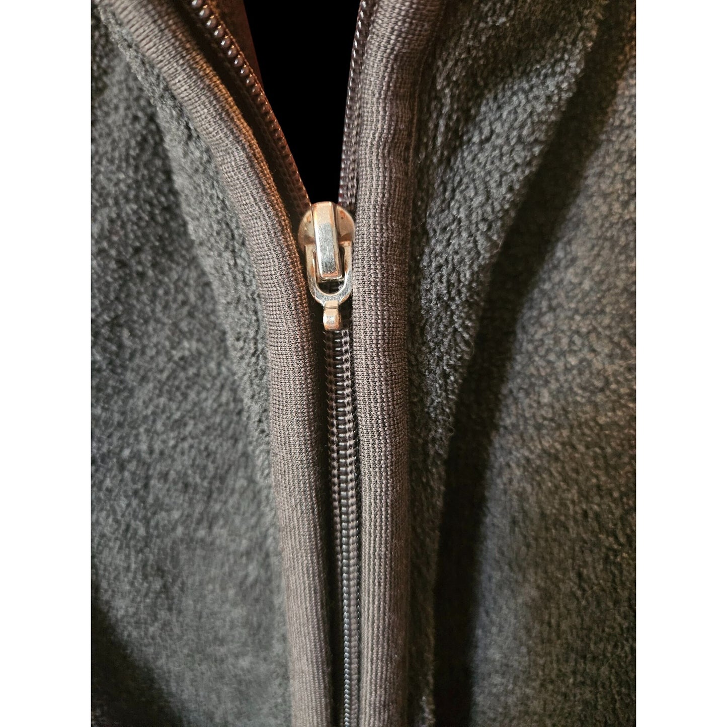 Karen Scott Sport Womens Zip-Up Sherpa Jacket With Adjustable Waist.