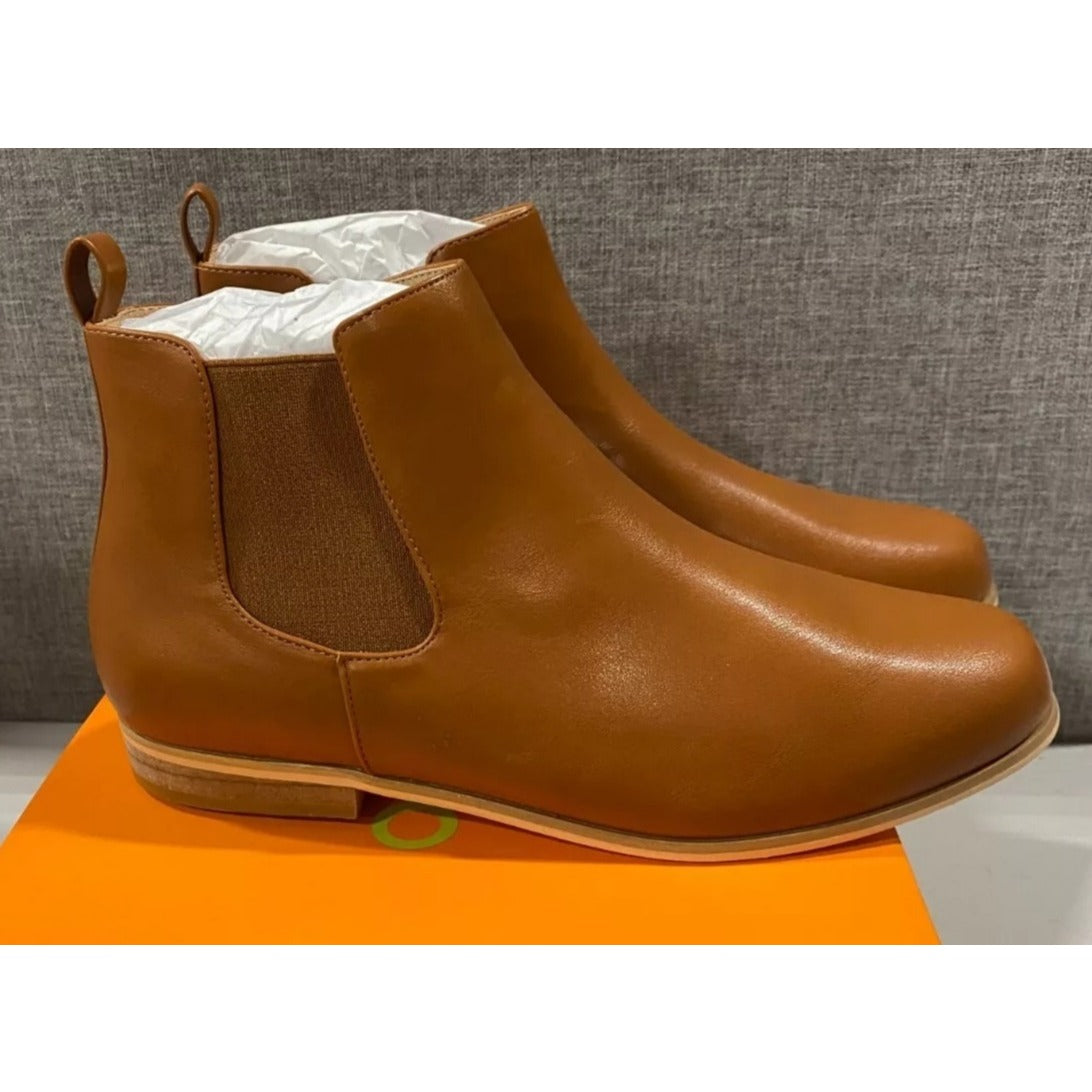 Ortho+Rest Comfort & Relief Leather Chelsea Boots Size 8