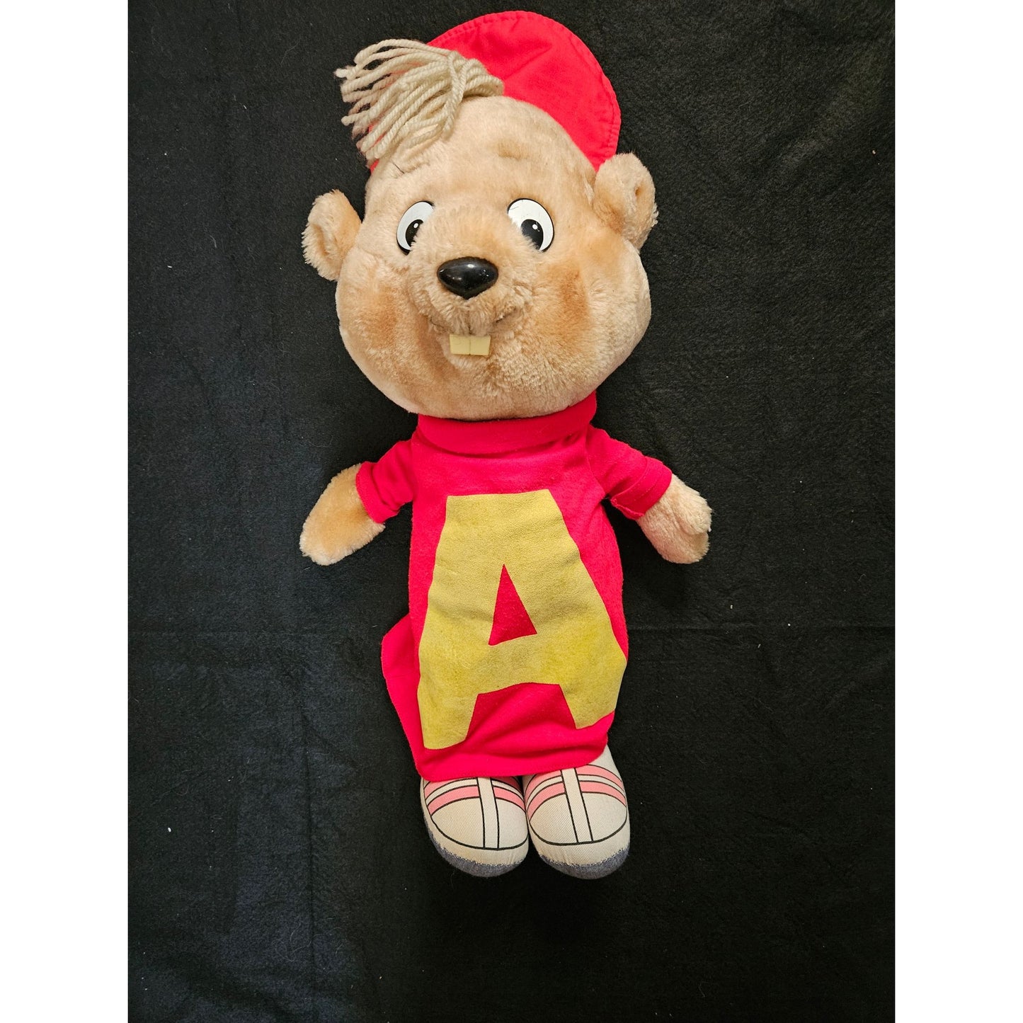 Alvin And The Chipmunks Plush Stuffed Toy With Red A Shirt & Hat