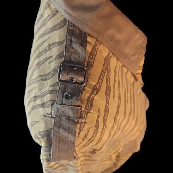 Vintage Diane Gilman size small Silk Brown Blouse