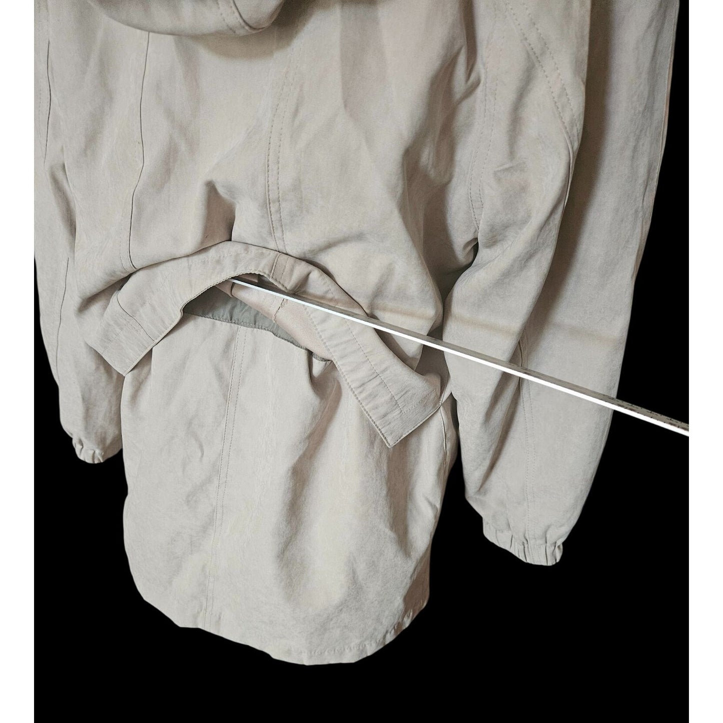 Vintage Lightweight Hooded Jacket With Pockets size(M)