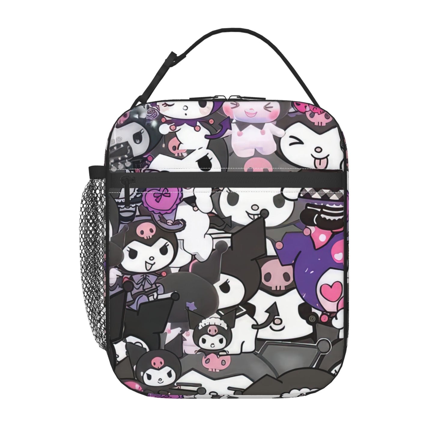 Kuromi-Themed Insulated Lunch Bag With Fun Cartoon Design