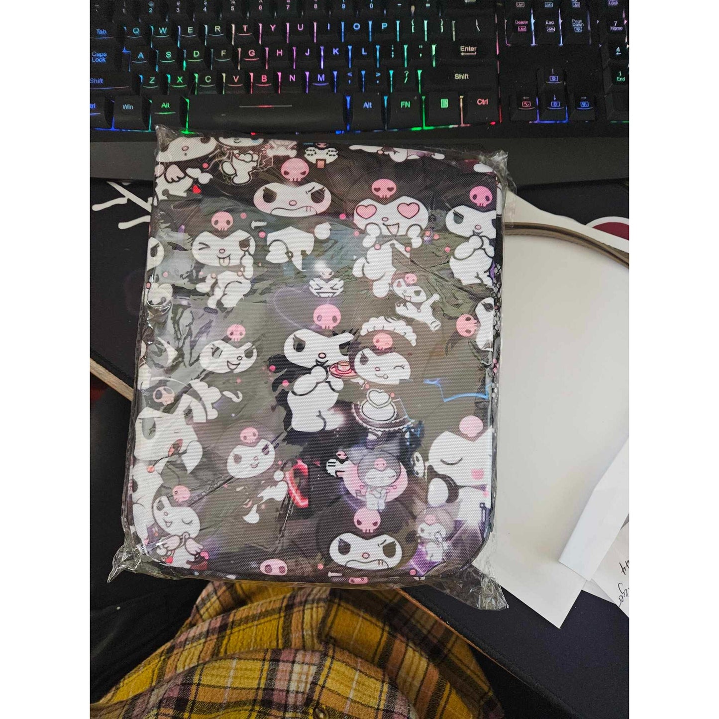 Kuromi-Themed Insulated Lunch Bag With Fun Cartoon Design