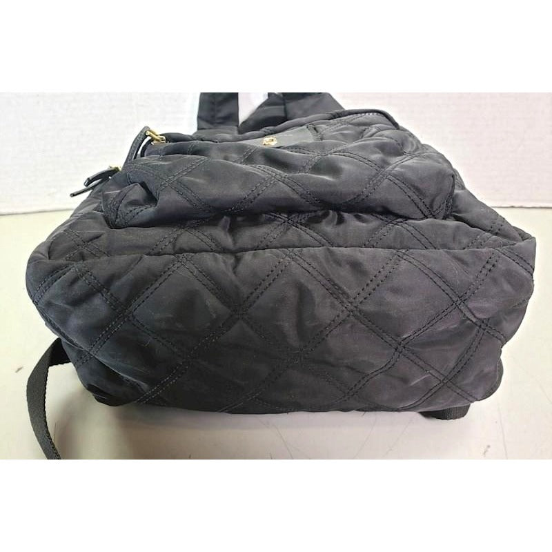 Marc Jacobs Quilted Nylon Backpack With Top Handles & Adjustable Straps Certified Authentic