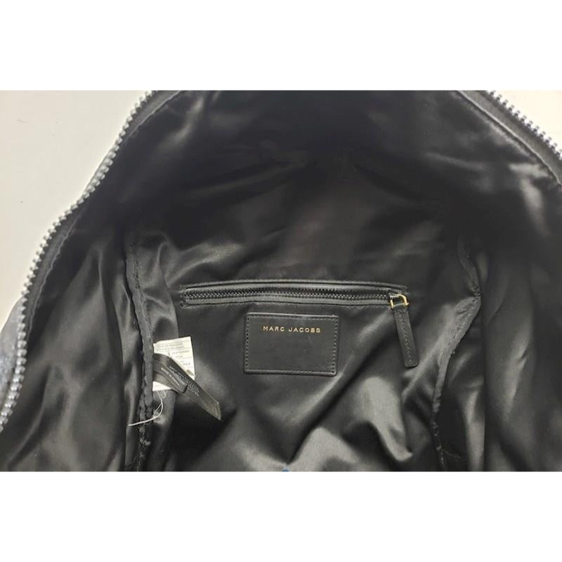 Marc Jacobs Quilted Nylon Backpack With Top Handles & Adjustable Straps Certified Authentic