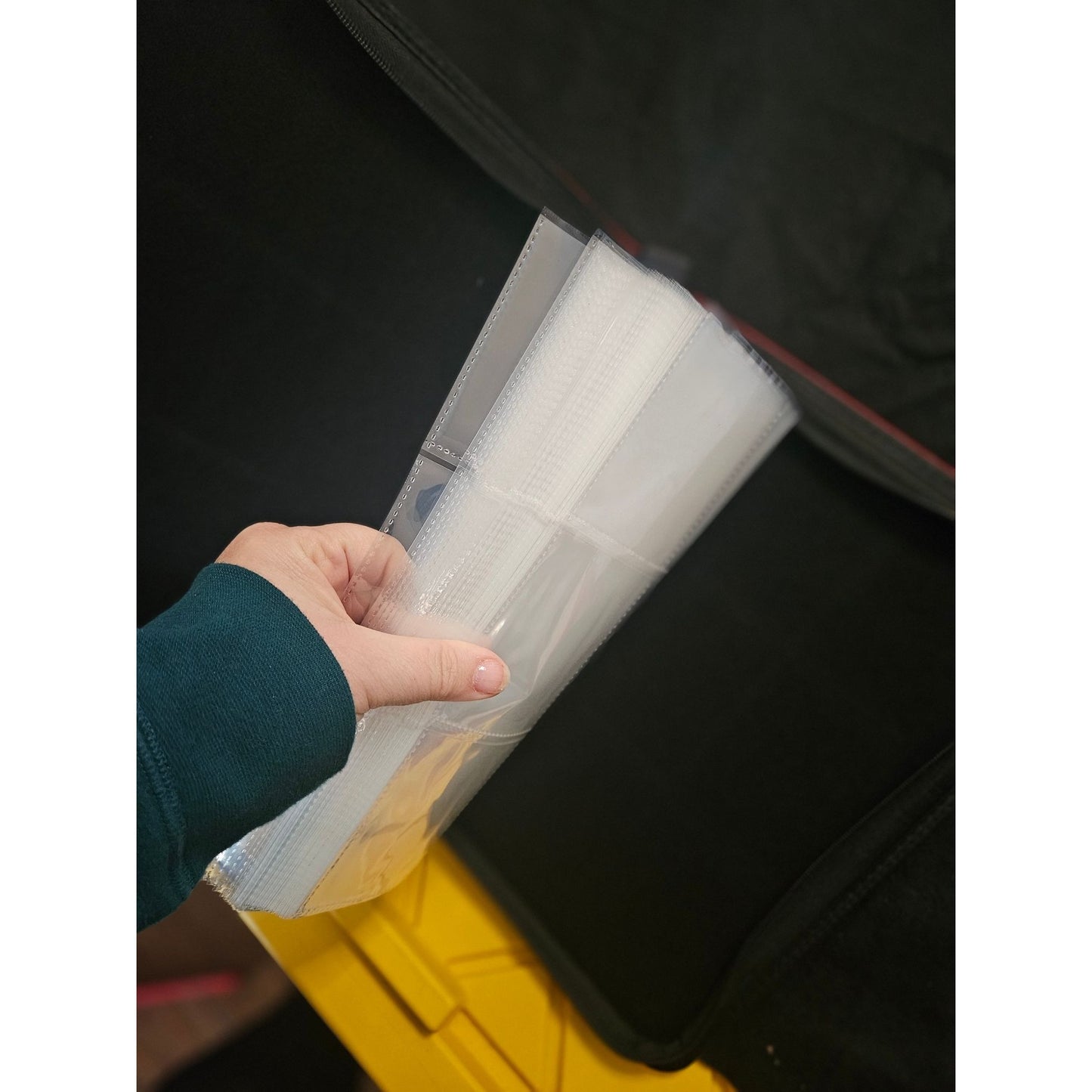 Football Legends Trading Card Binder With Flaming Helmets & Player Art  3-Ring Zipper Closure