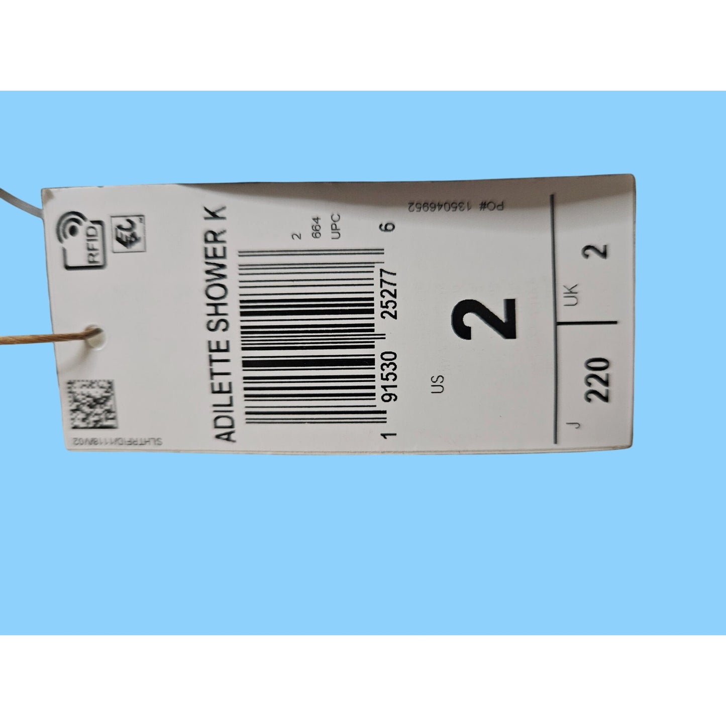 Adidas Adilette Shower K Slides Black US Kids Size 2