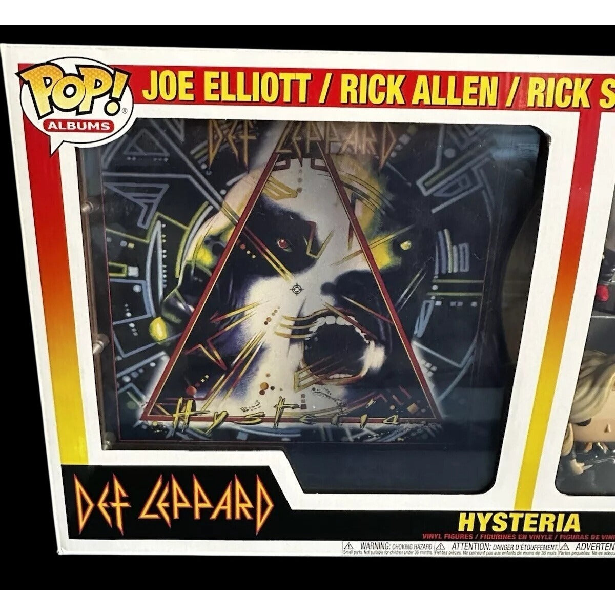 Def Leppard Hysteria Funko Pop! Deluxe Album Cover with case: Hysteria