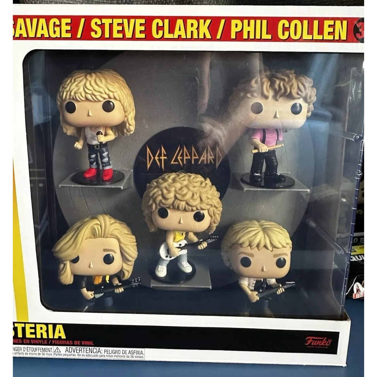 Def Leppard Hysteria Funko Pop! Deluxe Album Cover with case: Hysteria