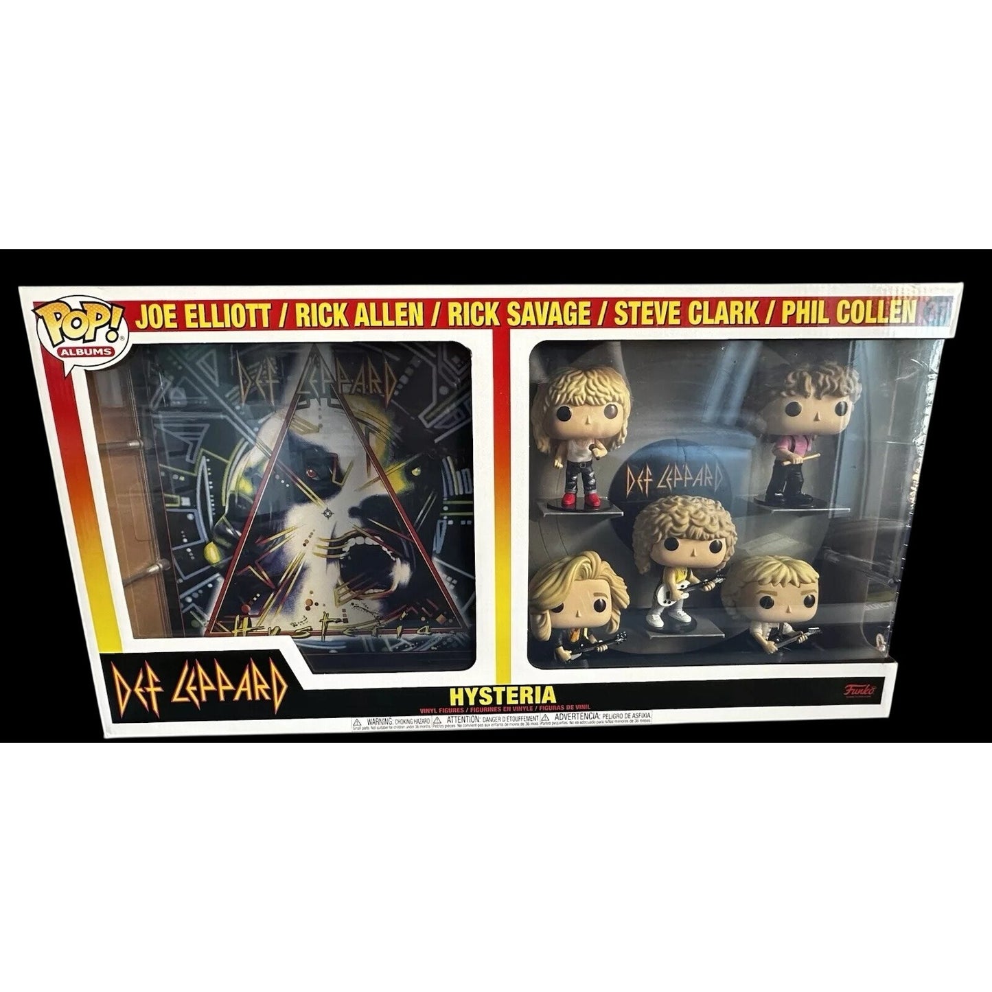 Def Leppard Hysteria Funko Pop! Deluxe Album Cover with case: Hysteria