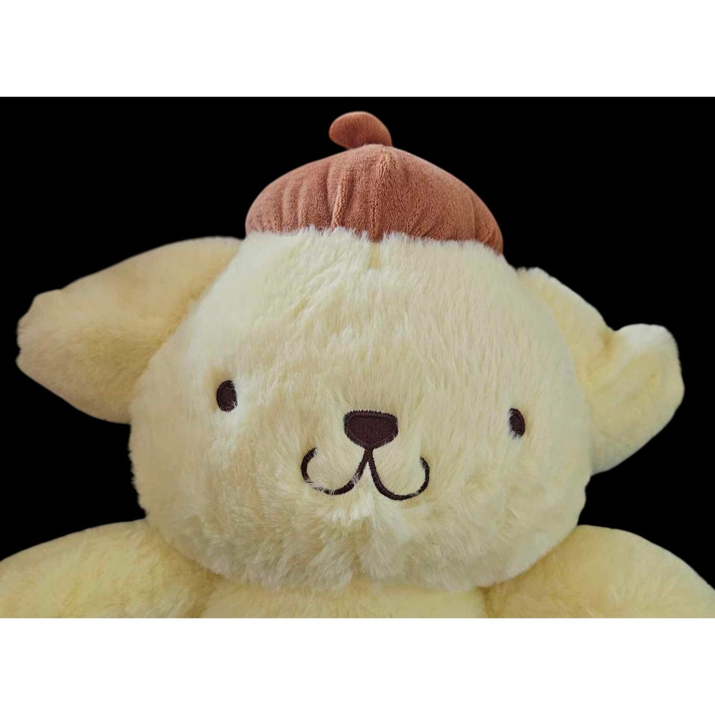 Build-A-Bear Pompompurin Plush Yellow Dog With Brown Hat 19" Soft Toy Cute Gift