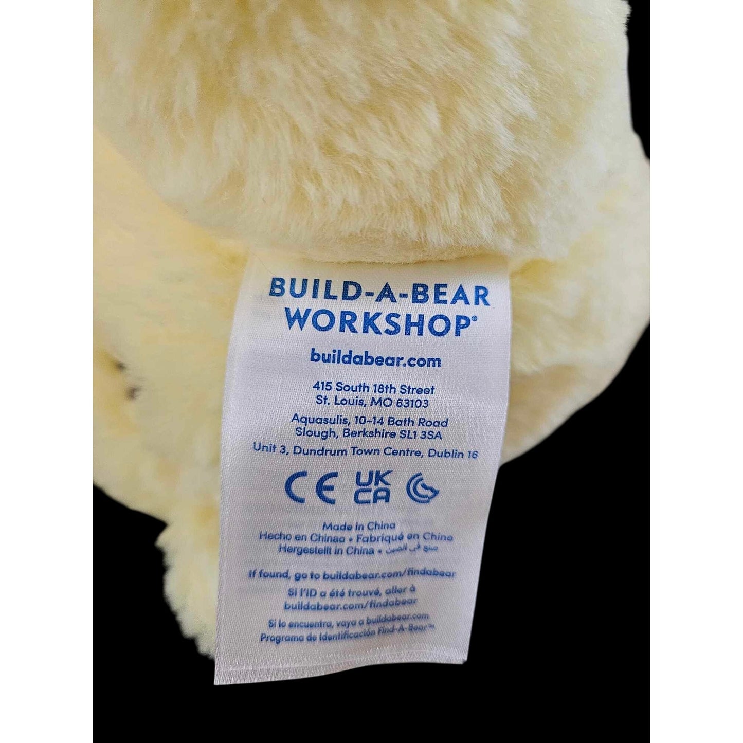 Build-A-Bear Pompompurin Plush Yellow Dog With Brown Hat 19" Soft Toy Cute Gift