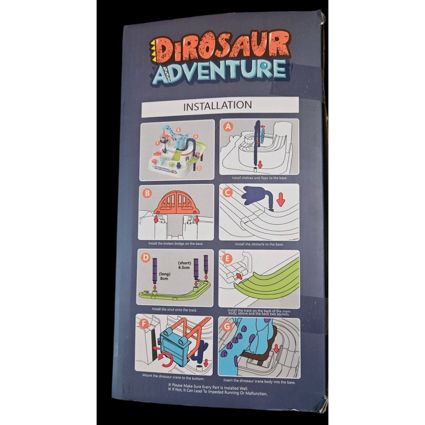 Cars Track Toy for 3 Year Old Boys, Dinosaur Adventure Car Racing Track Toy Playsets for 3, 4, 5, 6 Year Old Boys, Girls, Interactive Games,