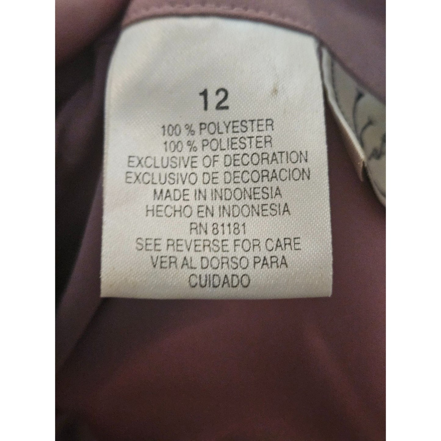 Vintage Blush Pink Button-Up Blouse With Pockets & Collar Size 12