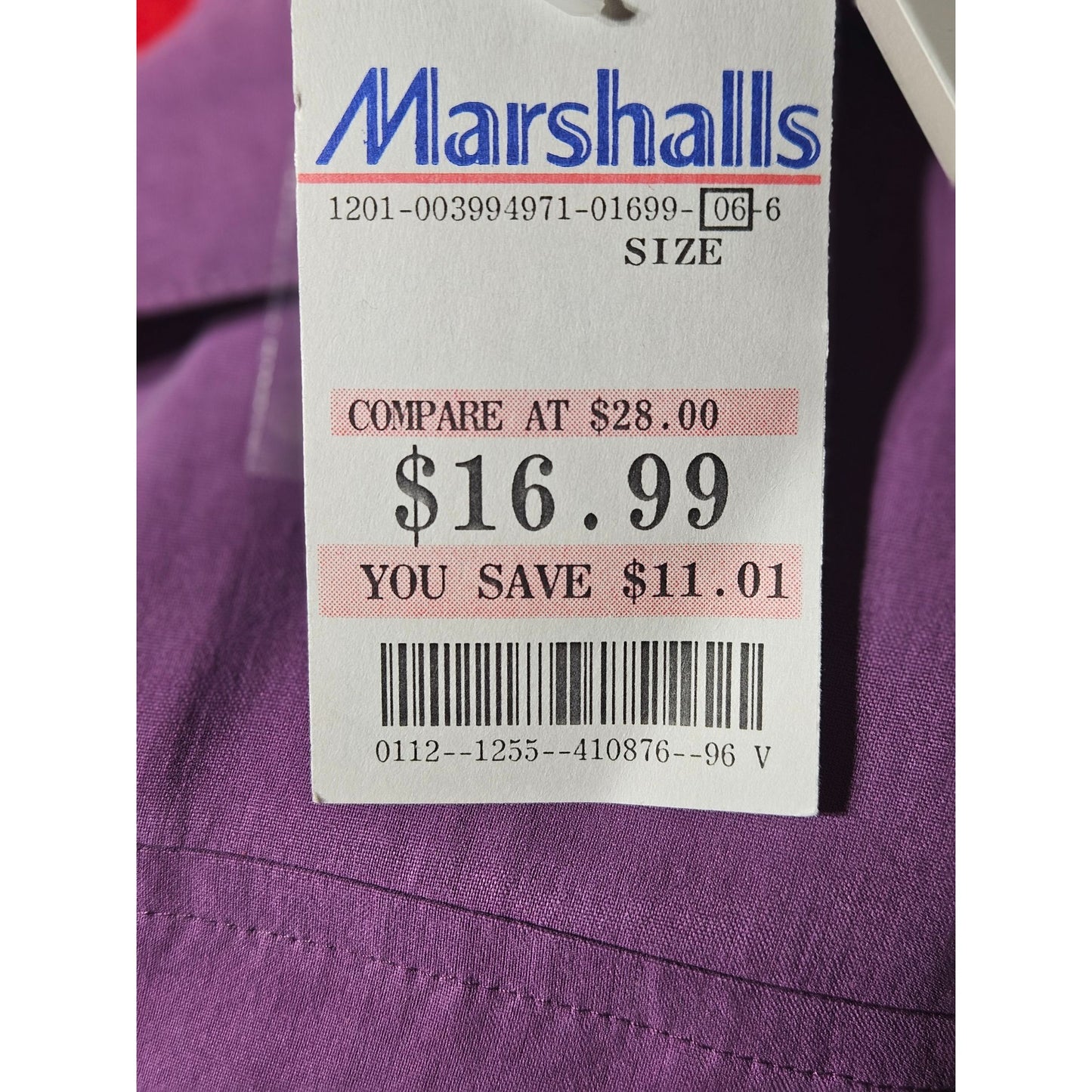 Annie Alexander Womens Purple Button-Up Shirt - Size L