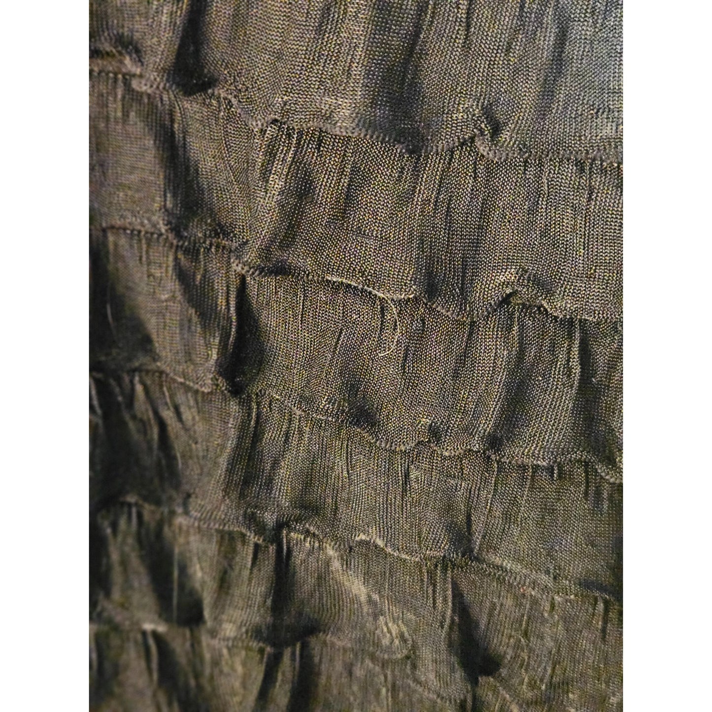 Ruffled Gray Top Medium By Very Important Pieces