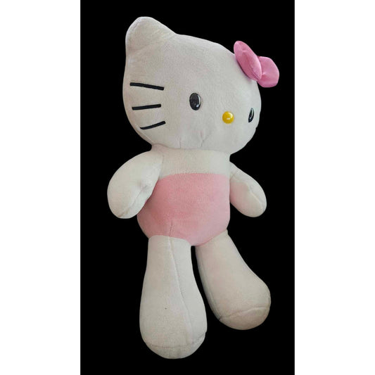 NEW* Build-A-Bear Workshop Hello Kitty White & Pink 22" Plush Toy With Pink Bow