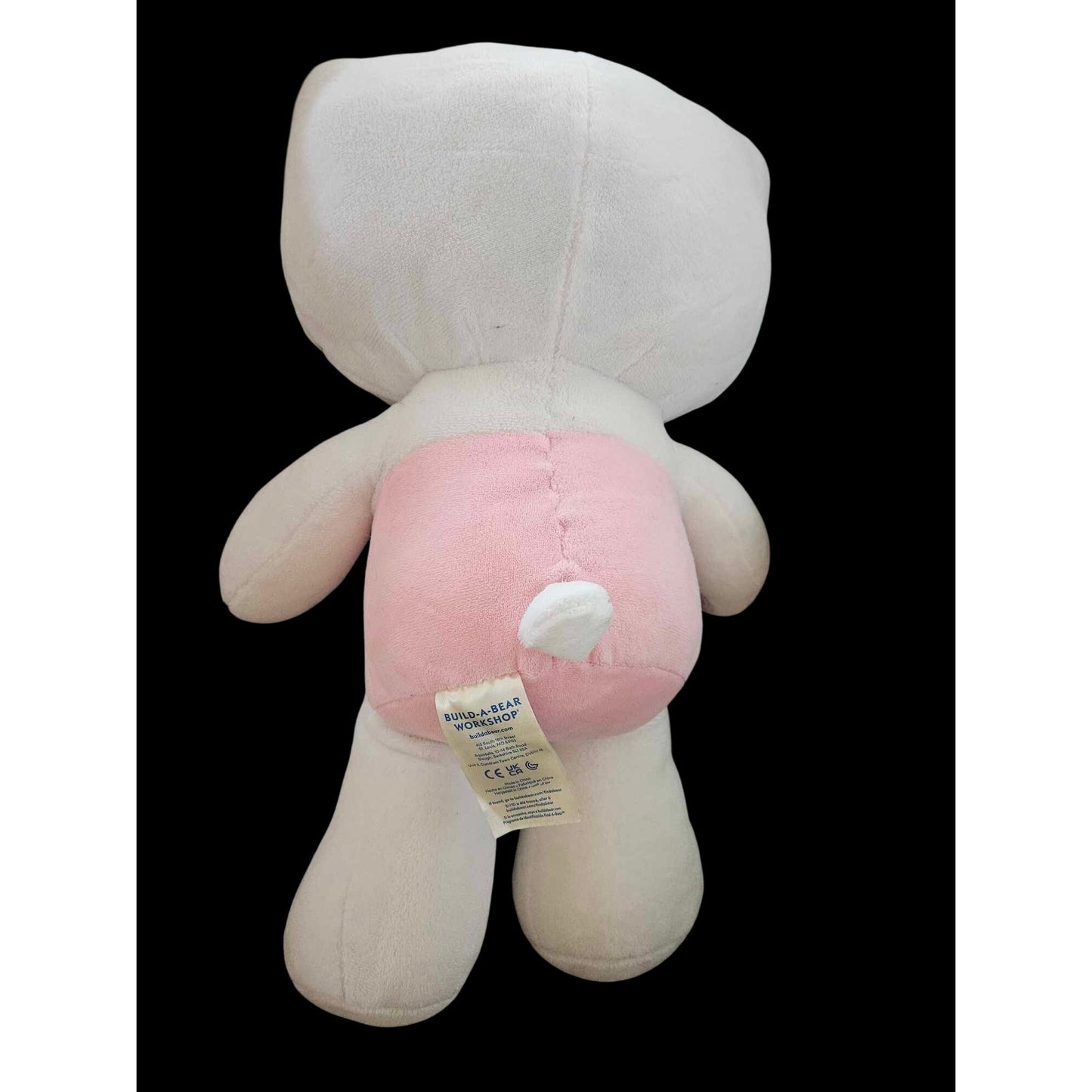 NEW* Build-A-Bear Workshop Hello Kitty White & Pink 22" Plush Toy With Pink Bow