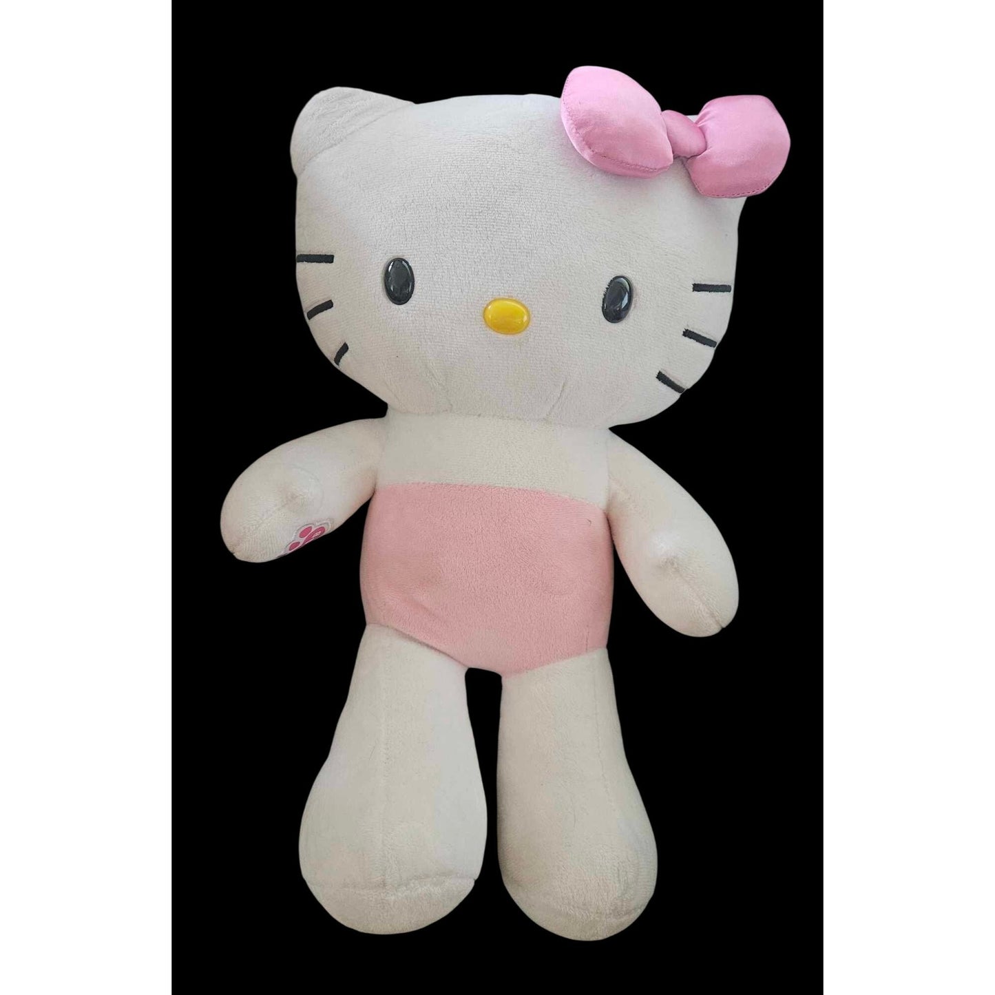 NEW* Build-A-Bear Workshop Hello Kitty White & Pink 22" Plush Toy With Pink Bow