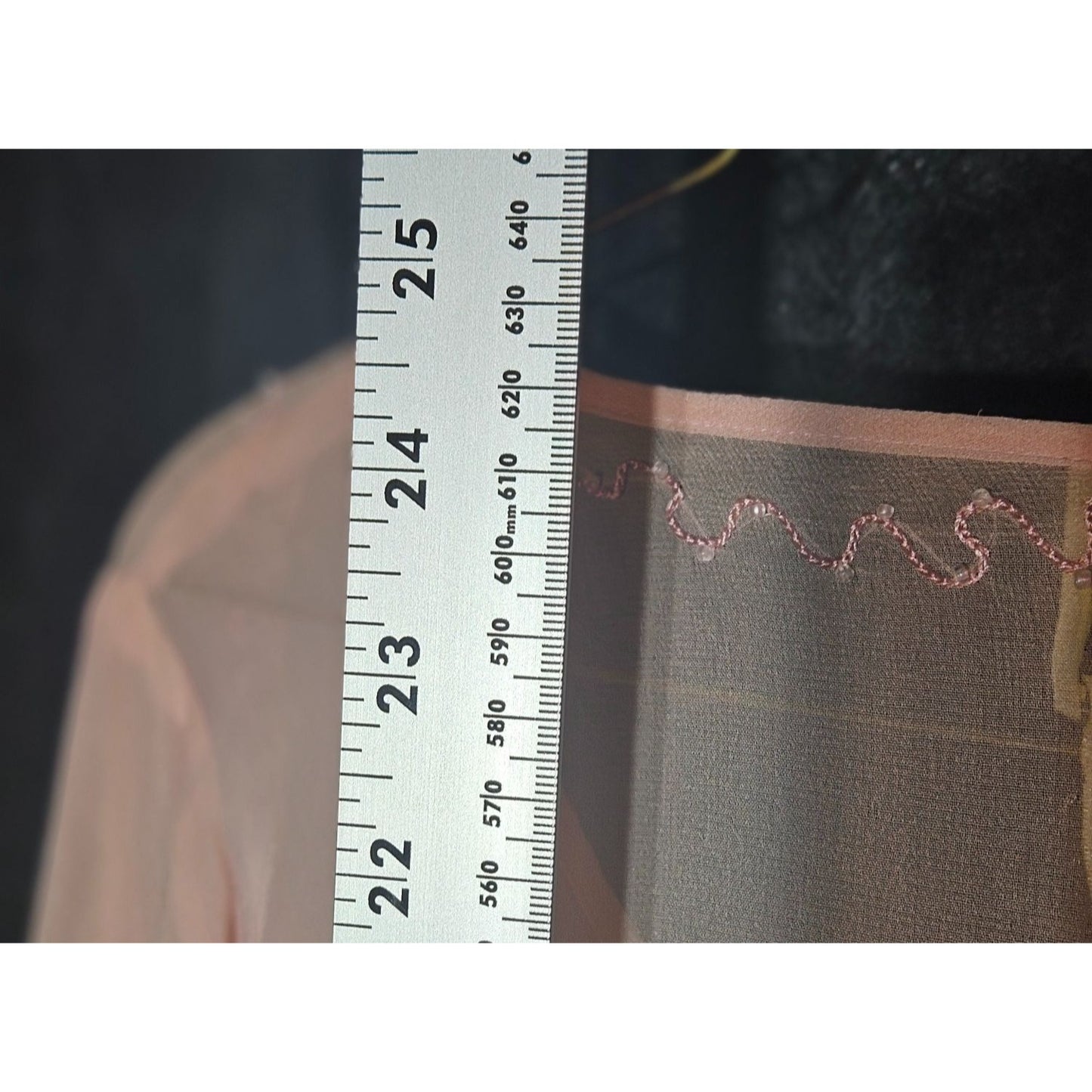 Vintage Inspired Sheer Pink Embroidered Boho Blouse