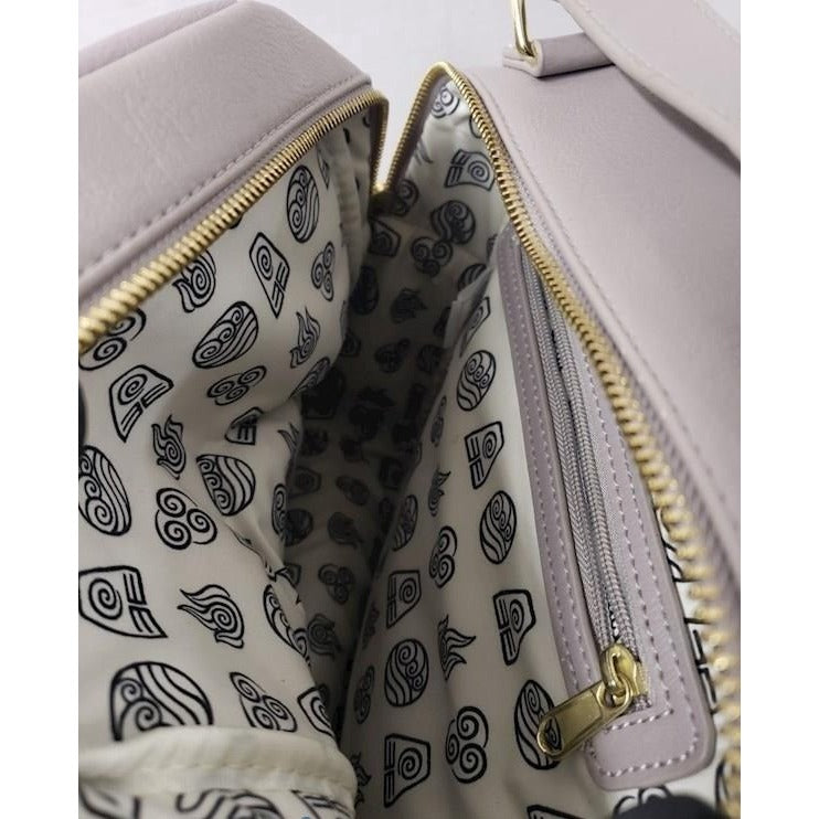 Nickelodeon Avatar The Last Airbender Mini Backpack With Adjustable Straps & Printed Characters On Vegan Leather