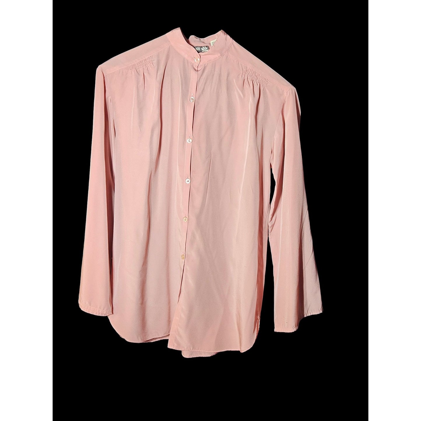 Fashion Conspiracy Womens Small Pink Button-Up Blouse