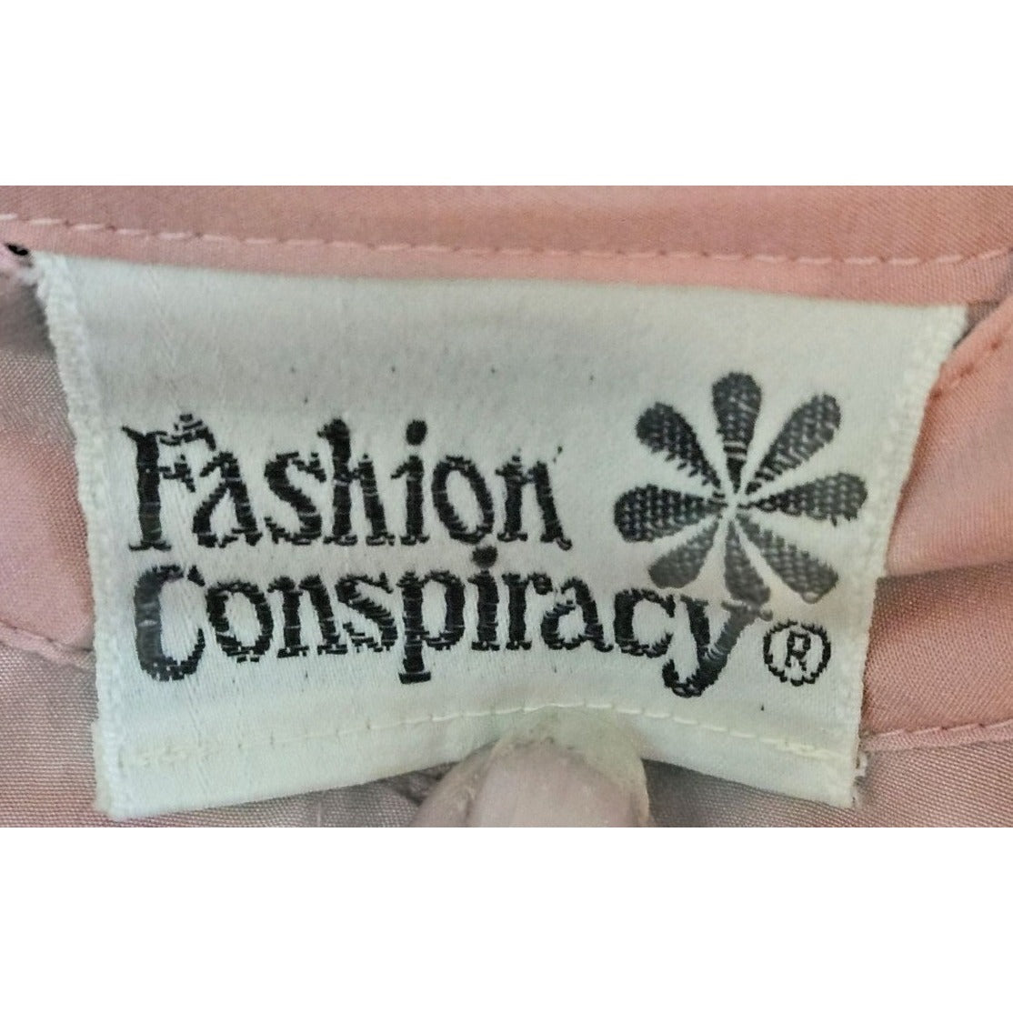 Fashion Conspiracy Womens Small Pink Button-Up Blouse