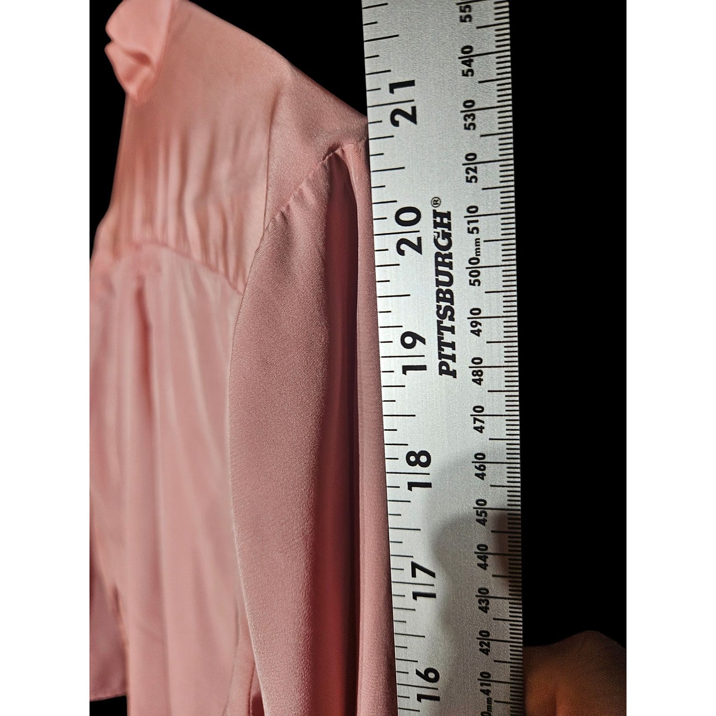 Fashion Conspiracy Womens Small Pink Button-Up Blouse