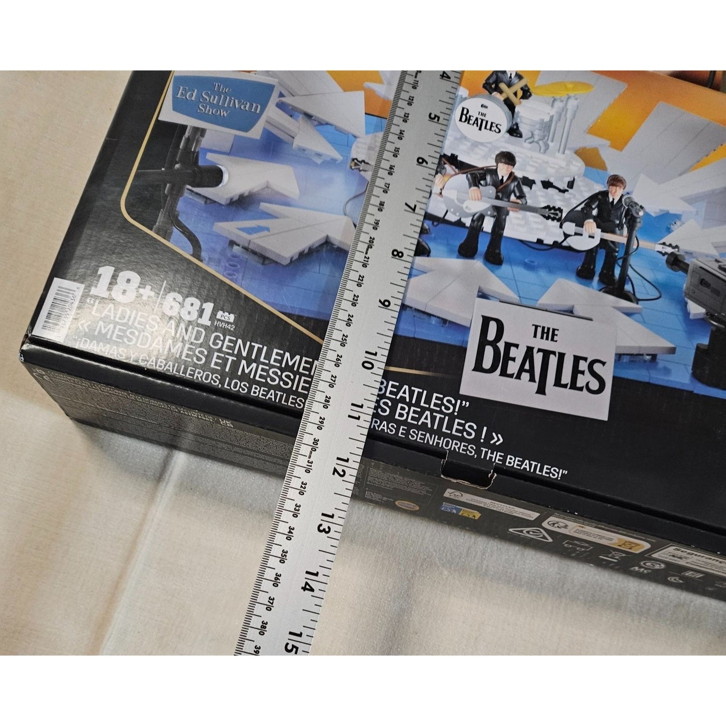 Mega The Beatles Ed Sullivan Show Building Set Brandnew 681 Pcs 18+ Collectors Edition