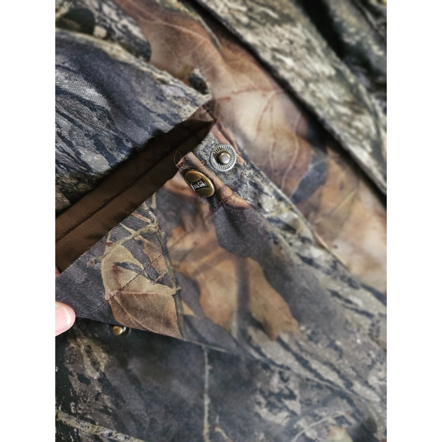 Gamehide Camouflage Jacket W/ Hood & zipped in jacket 100% Polyester Shell Size 2XL