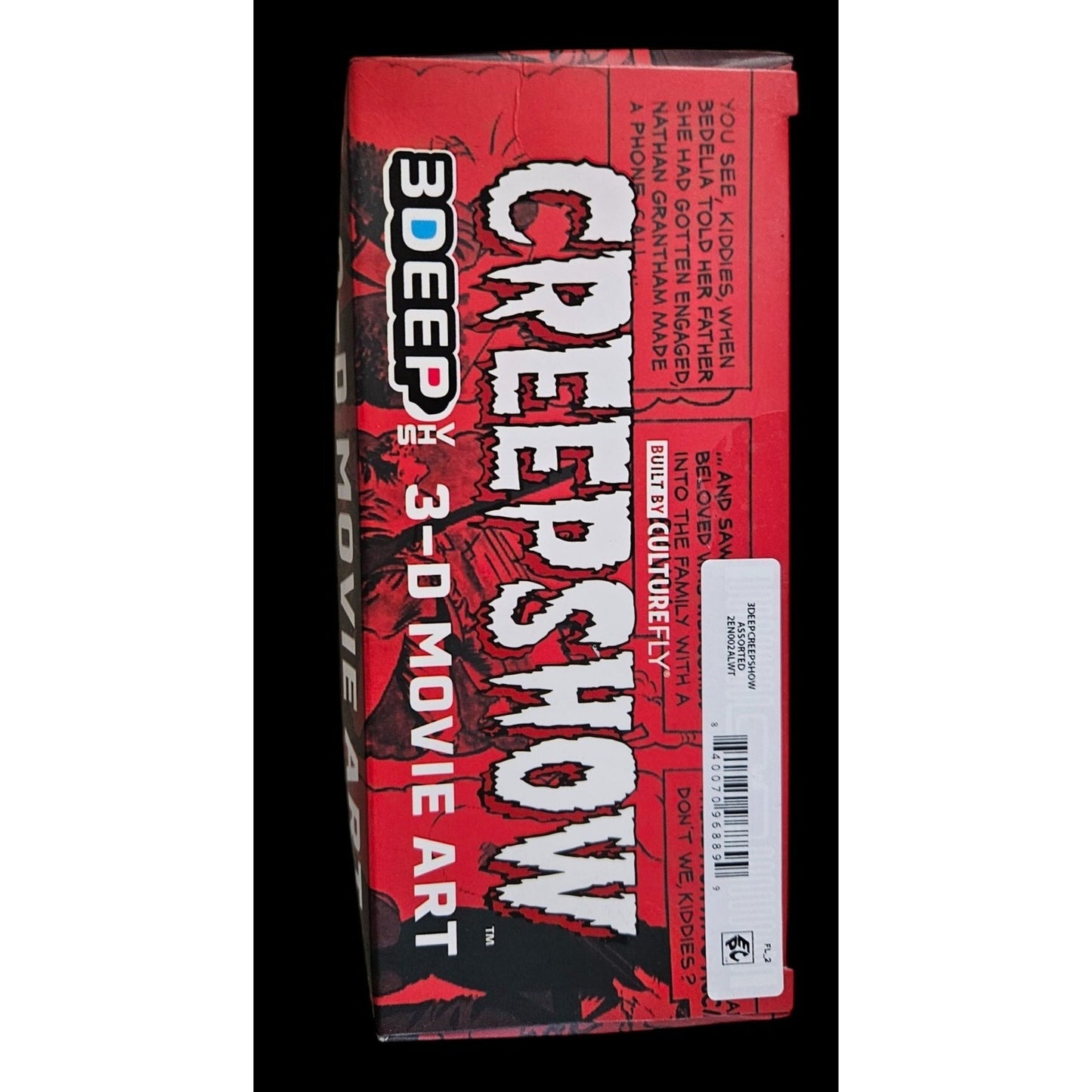 Creepshow 3Deep 3D Movie Art By Culturefly Horror Collectible Wall & Shelf Display For Ages 17+