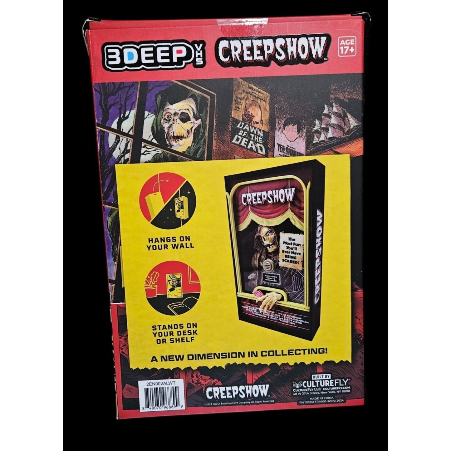 Creepshow 3Deep 3D Movie Art By Culturefly Horror Collectible Wall & Shelf Display For Ages 17+