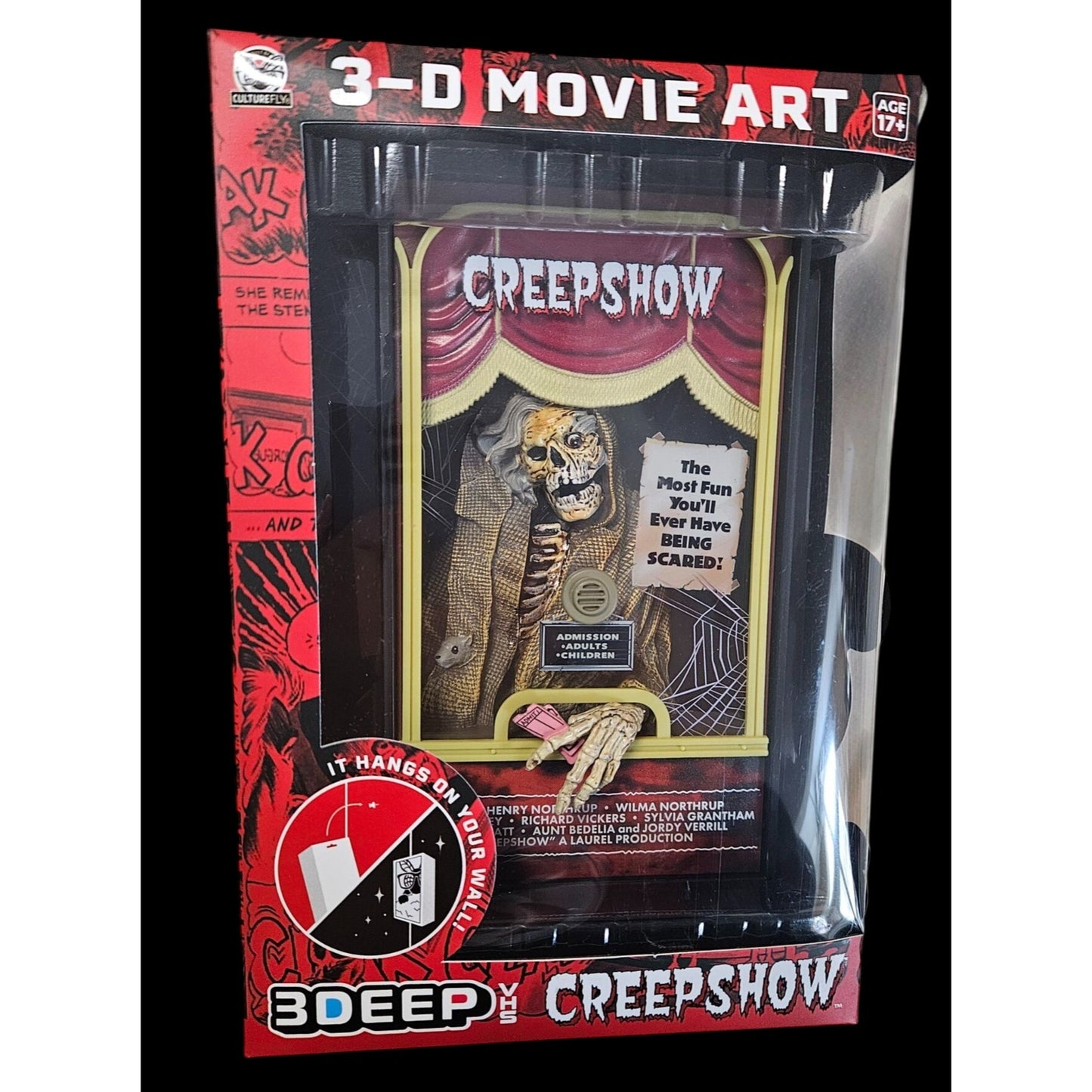 Creepshow 3Deep 3D Movie Art By Culturefly Horror Collectible Wall & Shelf Display For Ages 17+
