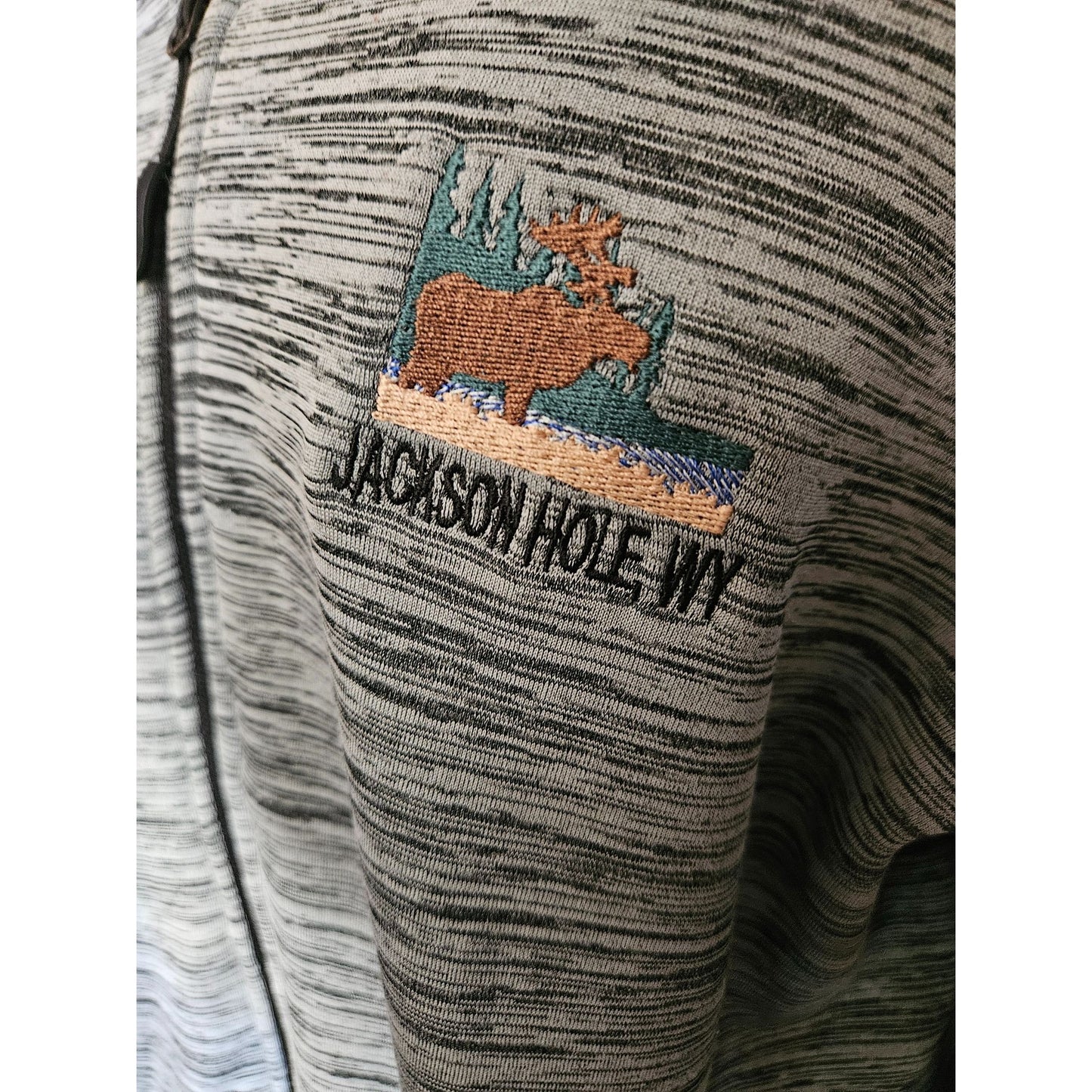 Renegade Club Jackson Hole WY Hoodie Jacket XXL Gray.