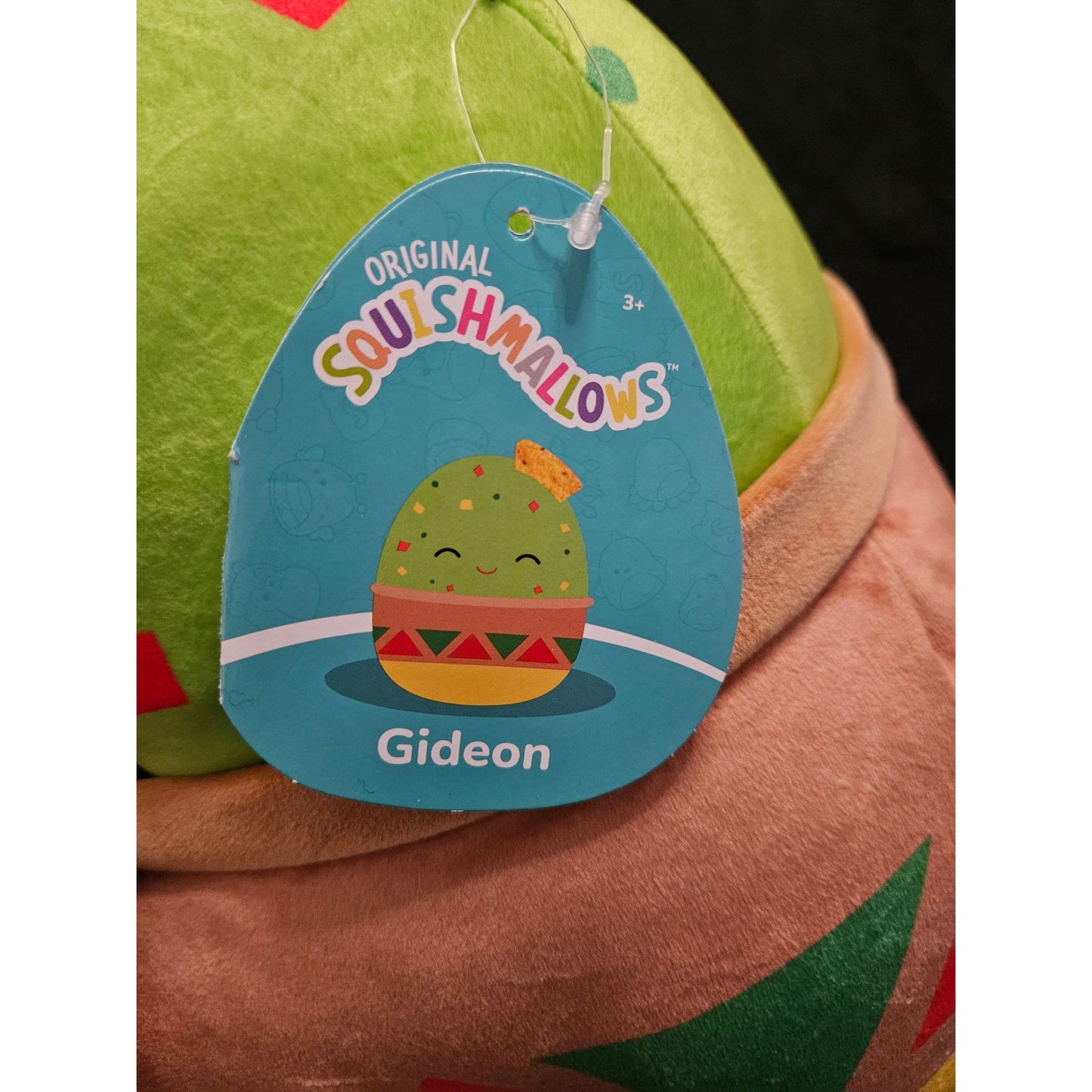 Original Squishmallows Gideon The Guacamole Plush Toy 12" Stuffed Pillow